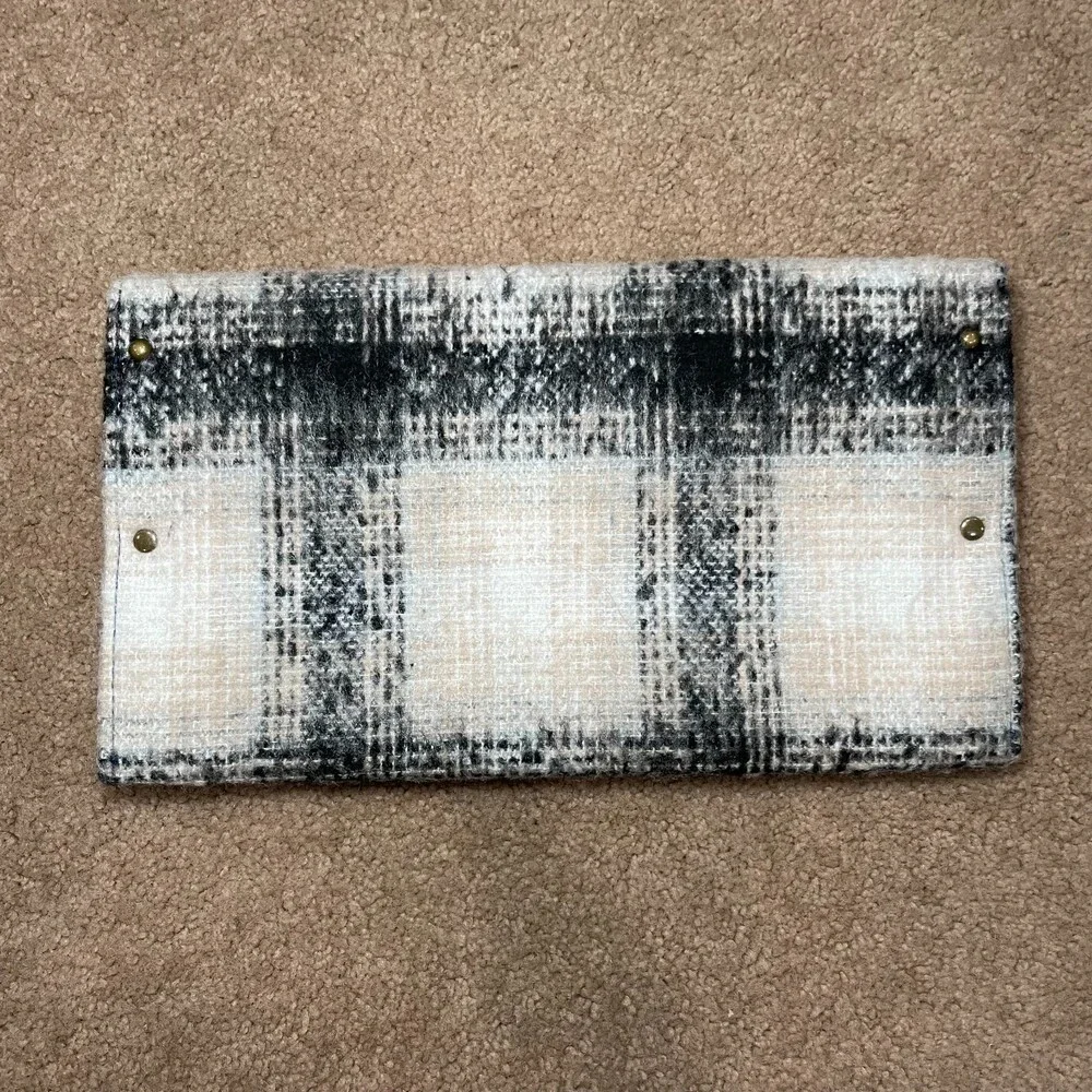 Anthropologie Schuler & Sons Philadelphia‎ Plaid Clutch Bag Purse